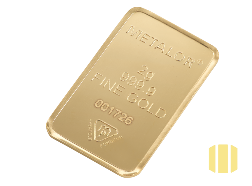 2g investiční zlatý slitek | Metalor