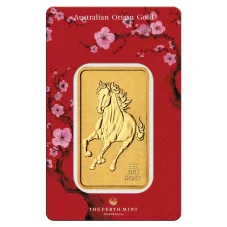 31,1g investiční zlatý slitek | Perth Mint - Kůň