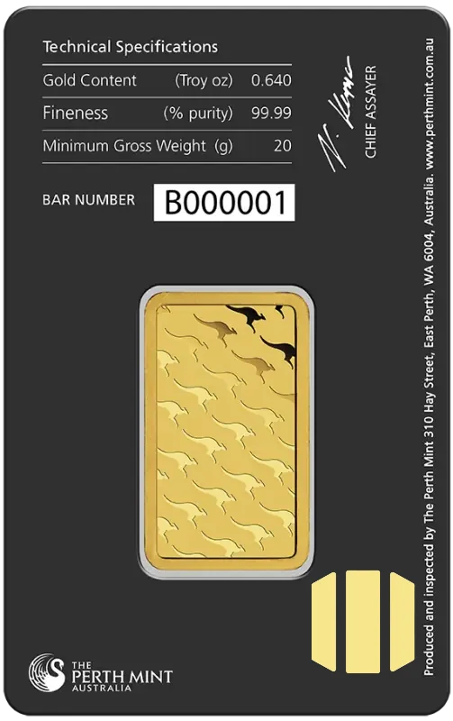 20g investiční zlatý slitek | Perth Mint