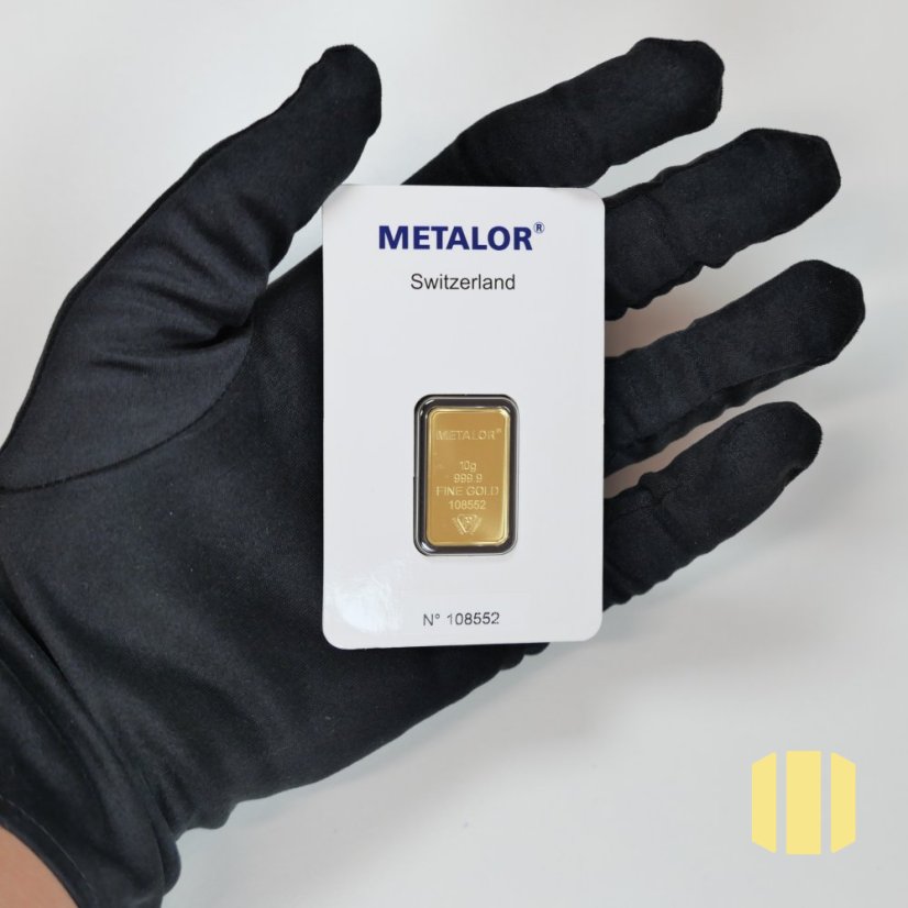 10g investiční zlatý slitek | Metalor
