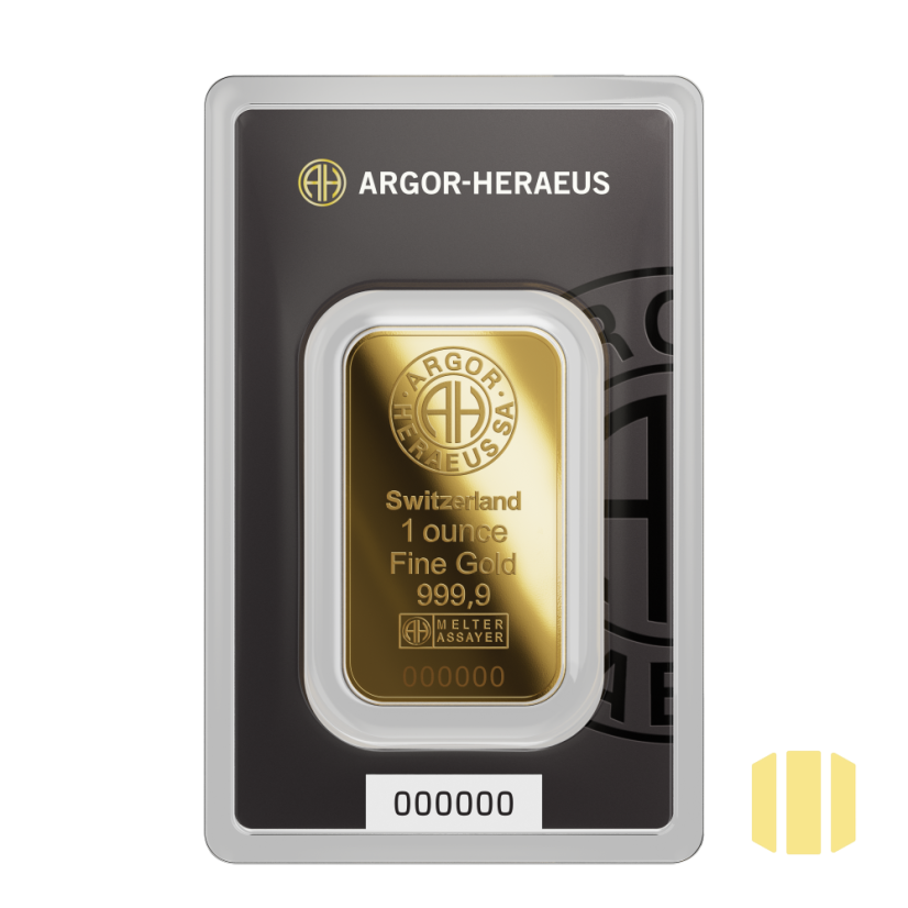 31,1g investiční zlatý slitek | Argor-Heraeus