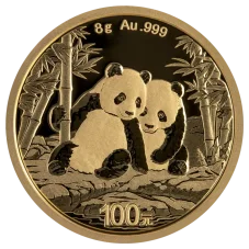 8g zlatá investiční mince | Čínská panda 2026