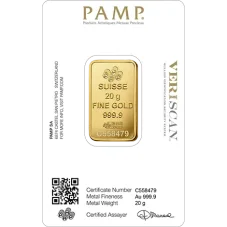 20g investiční zlatý slitek | PAMP Fortuna