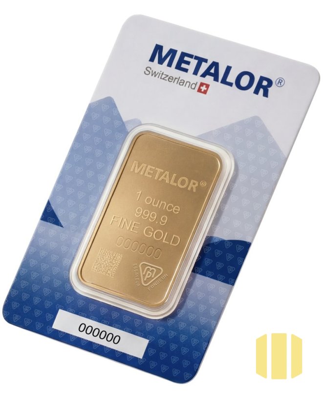 31,1g investiční zlatý slitek | Metalor