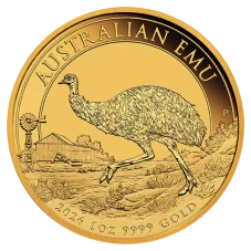 1 Oz zlatá investiční mince | Pštros EMU 2026