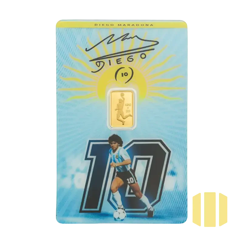1g investiční zlatý slitek | PAMP - Diego Maradona