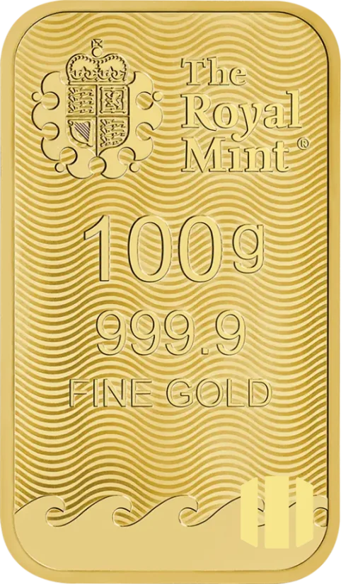 100g investiční zlatý slitek | Britannia - Royal Mint