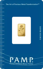 1g Gold Bar | PAMP Fortuna - Rose