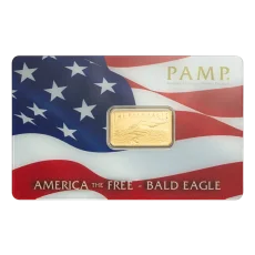 5g Investment Gold Bar | PAMP - Bald Eagle