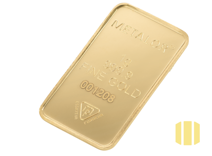 1g investiční zlatý slitek | Metalor