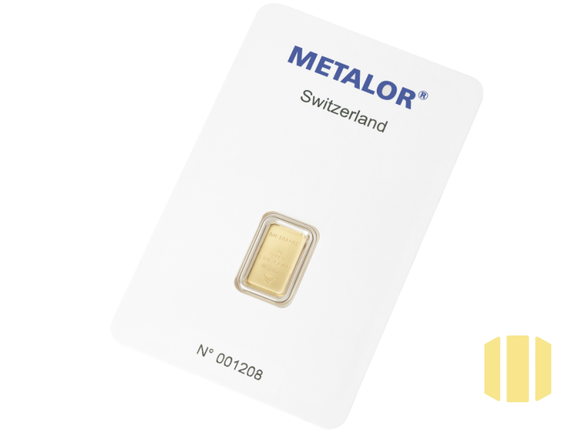 1g investiční zlatý slitek | Metalor