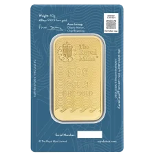 50g investiční zlatý slitek | Britannia - Royal Mint