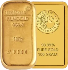 100g Investment gold bar | LBMA