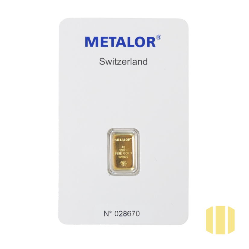 1g investiční zlatý slitek | Metalor