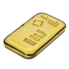250g investiční zlatý slitek | Valcambi - Litý