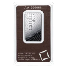 31,1g investiční slitek Palladium | Valcambi