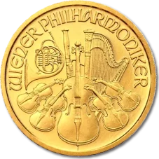 1/2Oz Gold Investment Coin | Vienna Philharmonic - mixed years