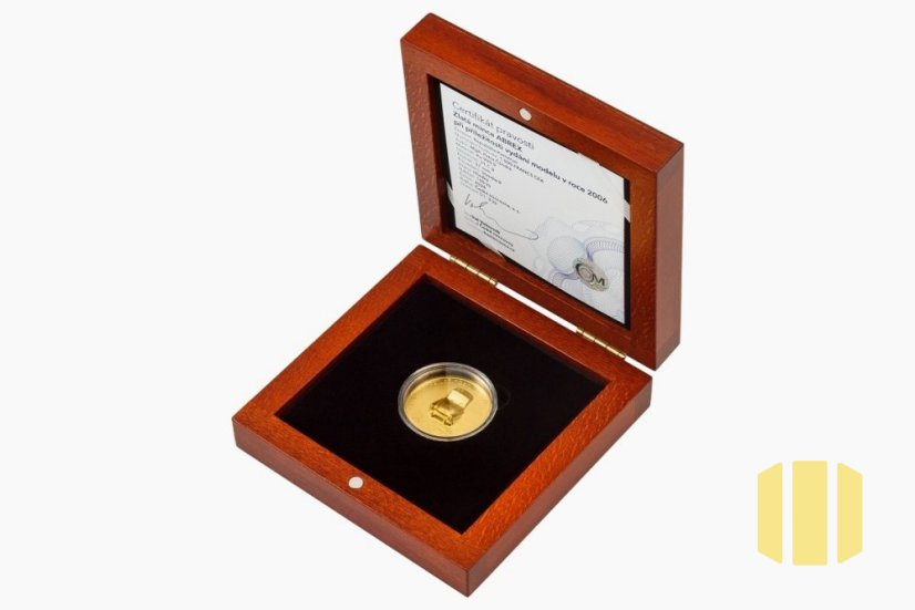 1 Oz Abrex investiční zlatá mince s diamanty | 2024