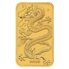 31,1g investment GoldCoin | Perth Mint - Dragon (rectangula- 2026