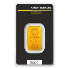 10g investiční zlatý slitek | Argor-Heraeus