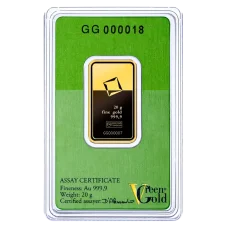 20g investiční zlatý slitek | Valcambi Green Gold