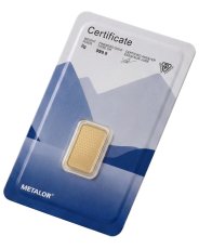 2g investiční zlatý slitek | Metalor