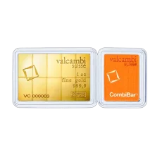 10 x 1/10 Oz investiční zlatý slitek | Valcambi Combi Bar